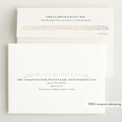 "Mini Confetti" - Birth Announcements in Sunrise by Townsend Majors - FREE Recipient Addressing