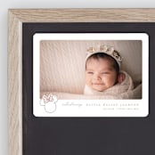 "Disney's Minnie's bow" - Birth Announcements in Peony by Creo Study - Front
