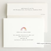 "Pretty Rainbow" - Birth Announcements in Rainbow by Lori Wemple - FREE Recipient Addressing