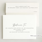 "First-Name Basis" - Birth Announcements in Onyx by Genna Blackburn - FREE Recipient Addressing