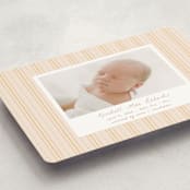 "patterned stripes" - Birth Announcements in Blush by Ellen Schlegelmilch - Detail