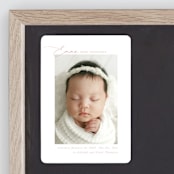 "Sweetest" - Birth Announcements in Rose by Jenna Holcomb - Front