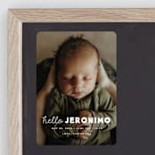 "meet me" - Birth Announcements in Cloud by Snow and Ivy - Front