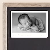 "Modern Grid" - Birth Announcements in Sand by Alexandra Cohn - Front