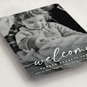 "Little Welcome" - Birth Announcements in Cloud by Susan Asbill - Detail