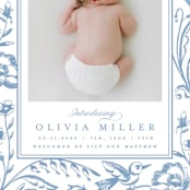 "Dreamy Garden" - Birth Announcements in Cloud by Teju Reval - Detail