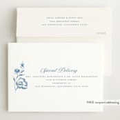 "Dreamy Garden" - Birth Announcements in Cloud by Teju Reval - FREE Recipient Addressing