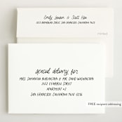 "All write" - Birth Announcements in Cloud by Lea Delaveris - FREE Recipient Addressing