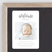 "Welcome Home Baby" - Birth Announcements in Shadow by Carolyn Kach - Front