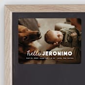 "meet me" - Birth Announcements in Cloud by Snow and Ivy - Front