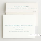 "meet me" - Birth Announcements in Cloud by Snow and Ivy - FREE Recipient Addressing