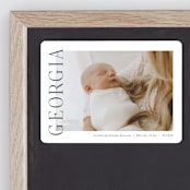 "The Chic Side" - Birth Announcements in Ink by Carolyn MacLaren - Front