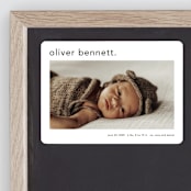 "Simple name" - Birth Announcements in Cotton by Stacey Meacham - Front