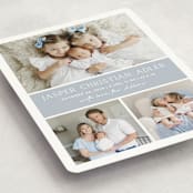"Color Block" - Birth Announcements in Bluebell by Vanessa Doyle - Detail