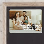 "NEWEST" - Birth Announcements in Cloud by Lori Wemple - Front