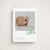 "Jolly Good" - Birth Announcements in Clover by Megan Davis - Front