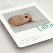 "Jolly Good" - Birth Announcements in Clover by Megan Davis - Detail
