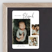 "Written Out" - Birth Announcements in Coal by Carolyn Nicks - Front