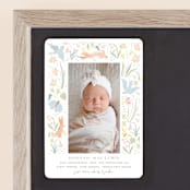 "Baby Garden" - Birth Announcements in Sky by Eve Schultz - Front