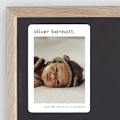 "Simple name" - Birth Announcements in Cotton by Stacey Meacham - Front