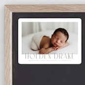 "Sweetest Name" - Birth Announcements in Latte by Jessica Williams - Front