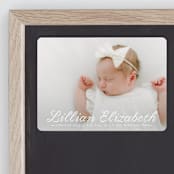 "Georgette" - Birth Announcements in Cotton by Megan Davis - Front