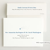 "moderne bébé" - Birth Announcements in Blueberry by Benita Crandall - FREE Recipient Addressing
