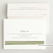 "Vintage stripes" - Birth Announcements in Candy Apple by Teju Reval - FREE Recipient Addressing