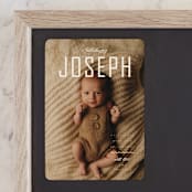 "cover" - Birth Announcements in Cream by Vivian Yiwing - Front