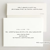 "Pano" - Birth Announcements in Snow by AK Graphics - FREE Recipient Addressing