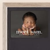 "Meeting" - Birth Announcements in Cloud by Up Up Creative - Front