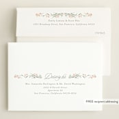 "Dottie" - Birth Announcements in Sweet Pea by Erin L. Wilson - FREE Recipient Addressing