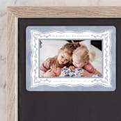 "Baby Frame" - Birth Announcements in Cornflower by Chris Griffith - Front