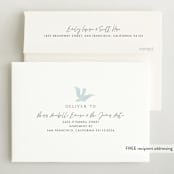 "Baby Garden" - Birth Announcements in Sky by Eve Schultz - FREE Recipient Addressing