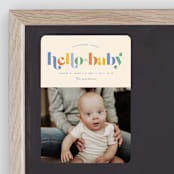 "Hello Sweet baby" - Birth Announcements in Bluebird by Jessica Corliss - Front