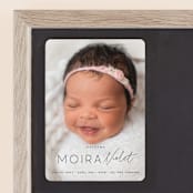 "Type Mix" - Birth Announcements in Ink by Carolyn MacLaren - Front