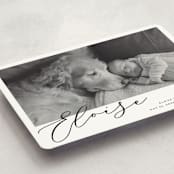 "First-Name Basis" - Birth Announcements in Onyx by Genna Blackburn - Detail