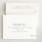 "Little Introduction" - Birth Announcements in Stone by Pixel and Hank - FREE Recipient Addressing