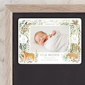 "Jungle Friends" - Birth Announcements in Jungle by Morgan Ramberg - Front