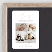 "Namely" - Birth Announcements in Blush by Sarah Brown - Front