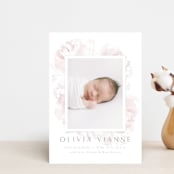 "Sunwashed" - Birth Announcements in Peony by Kristie Kern - Front