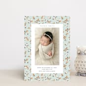 "Spring Gardens" - Birth Announcements in Mojito by Sherley Ferreira - Front