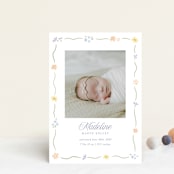 "Petite Garden" - Birth Announcements in Bouquet by Robert and Stella - Front