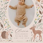 "Little Friends" - Birth Announcements in Buttercream by Vera Lim - Detail