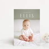 "in name only" - Birth Announcements in Whipped Cream by Jennifer Wick - Front