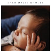 "Simple name" - Birth Announcements in Cobalt by Stacey Meacham - Detail
