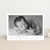 "Modern Grid" - Birth Announcements in Sand by Alexandra Cohn - Front