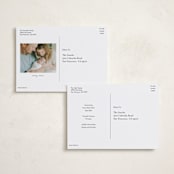 "Little Welcome" - Birth Announcements in Cloud by Susan Asbill - Back of Card Options