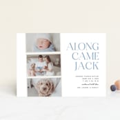 "Pictured Here" - Birth Announcements in Skyfall by Christie Garcia - Front