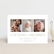 "Counting Those Blessings" - Birth Announcements in Sugar by Robert and Stella - Front